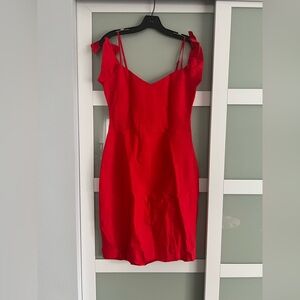 Abercrombie & Fitch red dress in size 4
